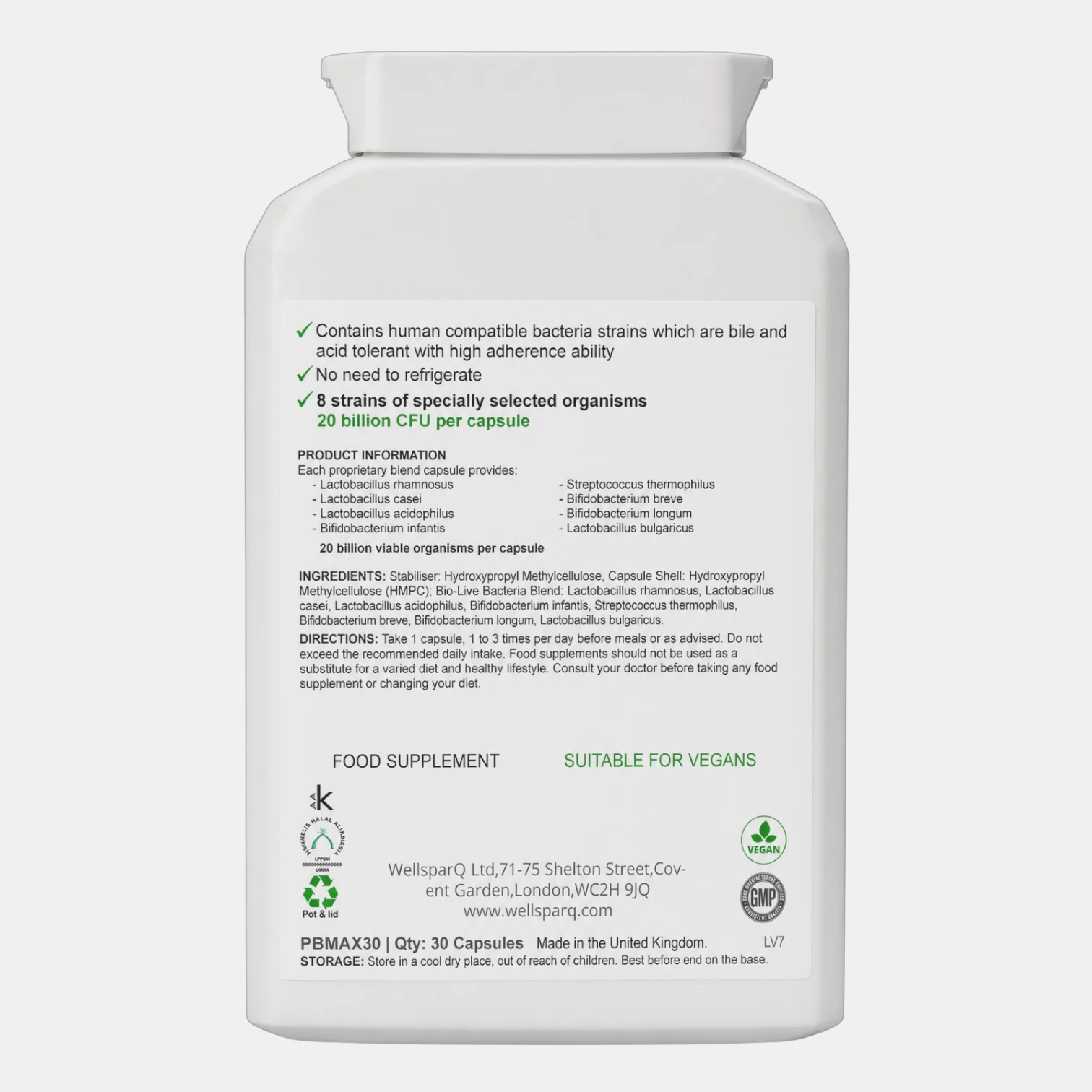 ingredients label