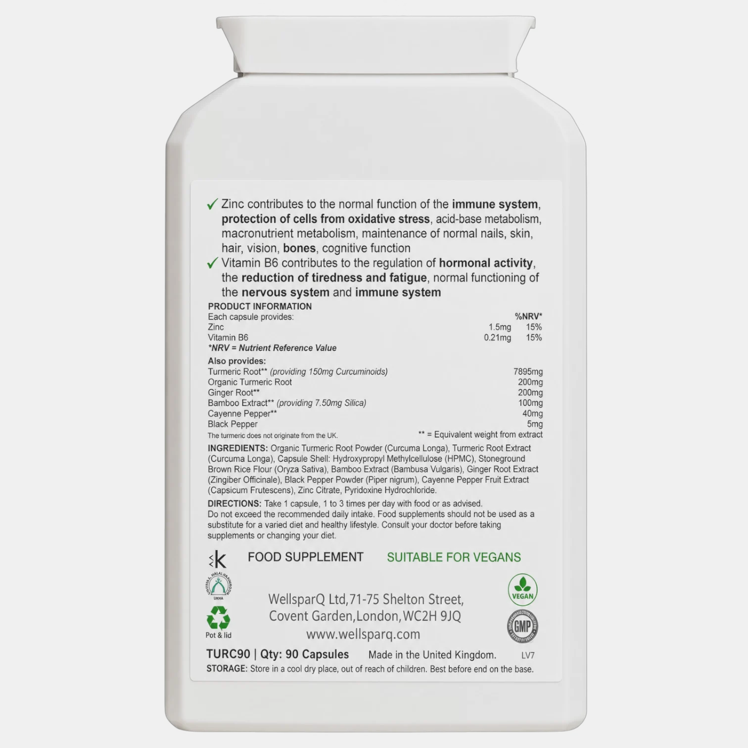 ingredients label